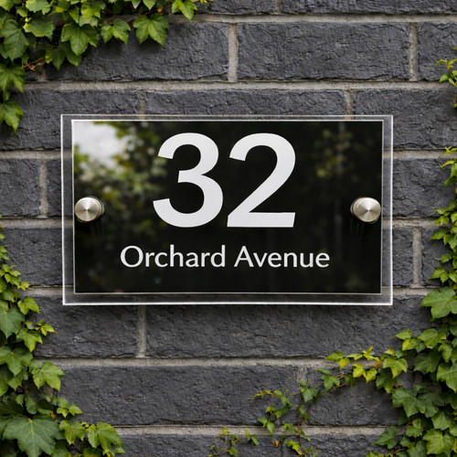 House number plaques - house,