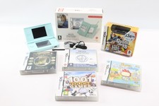 Nintendo DS Lite w/ Official Charger & Games Guitar Hero w/ Grip Etc Working