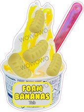 Ice cream van sticker Foam