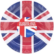 Union Jack Paper Plates -