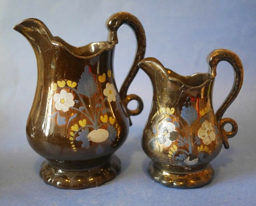Pair welsh jugs - jugs,
