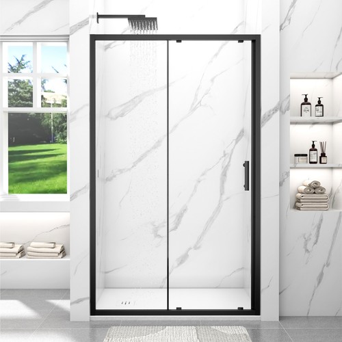 Bathroom sliding shower - bathroom, door
