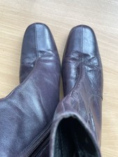 Dark Purple BHS Leather Ankle