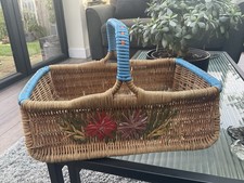 Vintage Wicker Shopping Basket