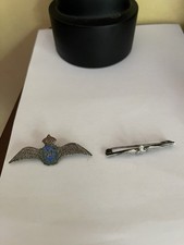 Two Vintage Silver RAF Sweetheart Brooches