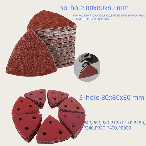 Hook loop 80mm delta - 80mm, sanding
