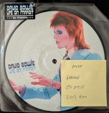 David Bowie Life On Mars 40th Anniversary Vinyl Record Picture Disc M/M 2013
