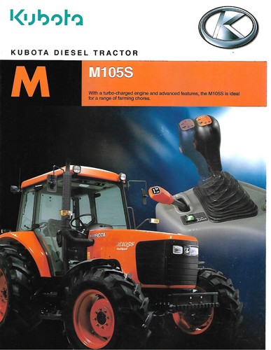 Farm tractor brochure kubota - farm,