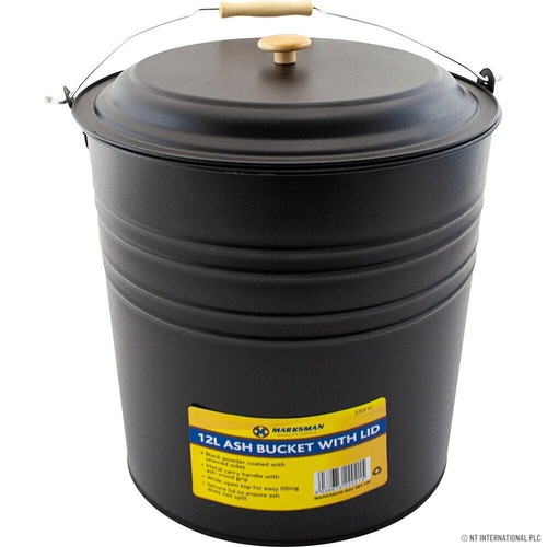 12l metal ash bucket - 12l, with