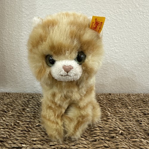 Steiff sitting orange - steiff,