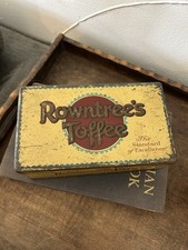 Vintage Rowntree’s Toffee Tin Sweet 1920s Antique