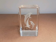 3D Laser-Etched Crystal Glass