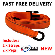 New Camptech Starline 260/300/390 Inflatable Awning Tie Down Storm Strap Kit