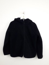 M&S Women's Coat Black Hooded