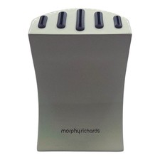 Morphy Richards Cream / Off White Knife Block VGC Kitchen Accessory