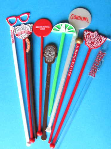 Reusable cocktail swizzle - 10,,