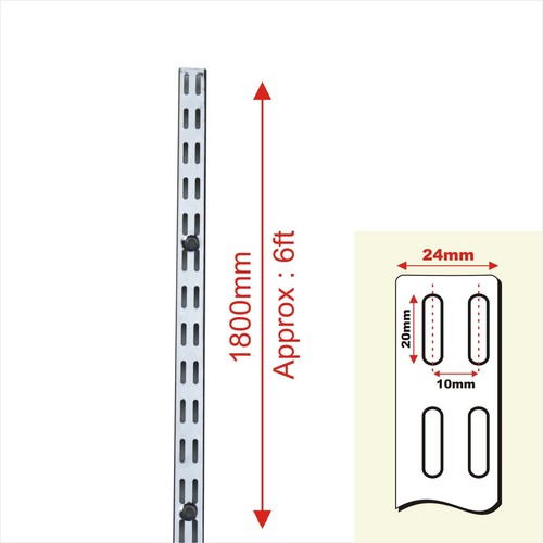 Garment rail twin - rail,