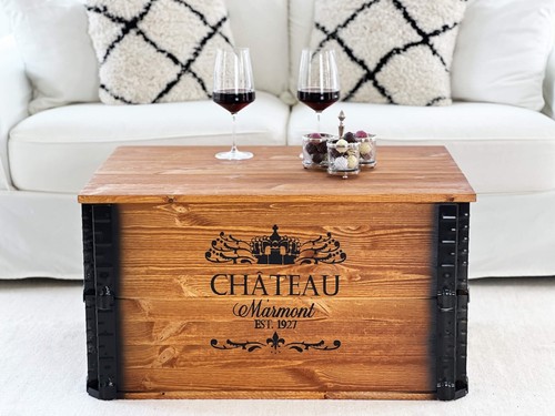 Chest coffee table - , wood