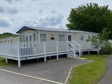 Static caravan veranda - caravan, decking