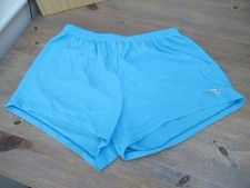 Men's vivid blue lycra gymnastics shorts by The Zone, size 44" 2XL, little used