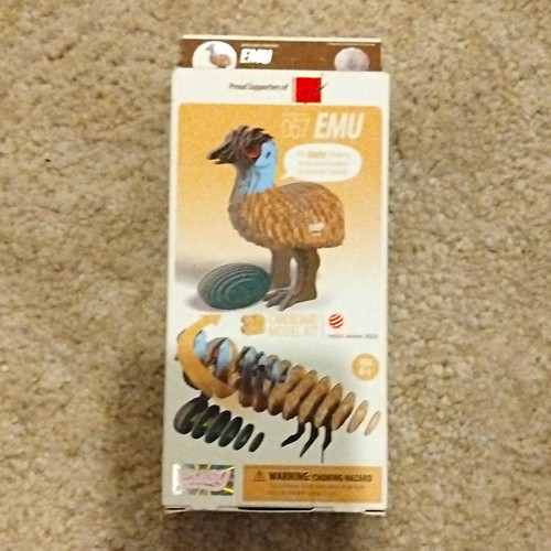 Eugy emu cardboard - eugy, 3d