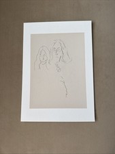 John Lennon Yoko Ono Sketch By Cecil Beaton National Portrait Gallery Beatles