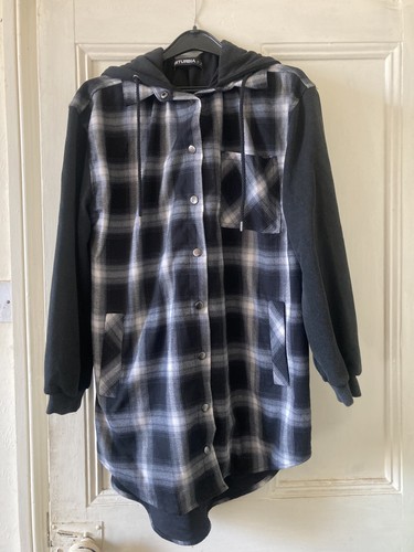 Disturbia check plaid hooded - disturbia,