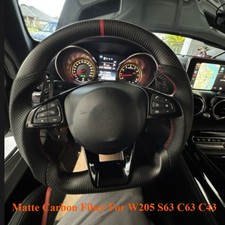 Matte Carbon Fiber Steering