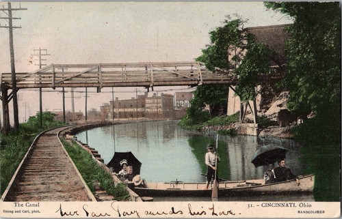 Cincinnati ohio canal gondola - canal,