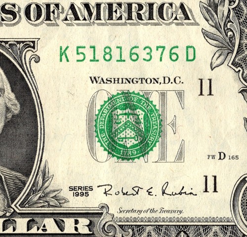 1995 series old note serial - note,