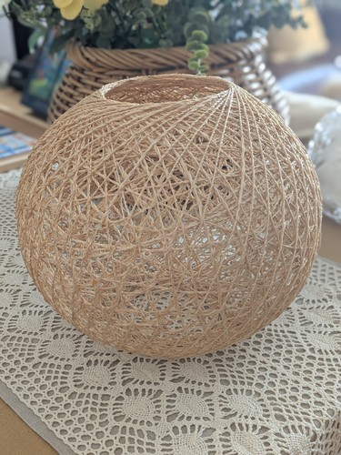 Spherical lattice lampshade - spherical,