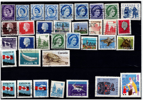 Old canadian stamp - stamp, collection