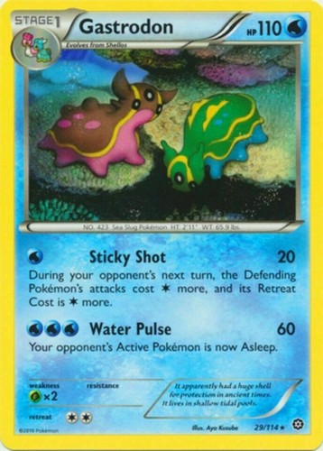 Pokemon card gastrodon 114 - pokemon, 29/114