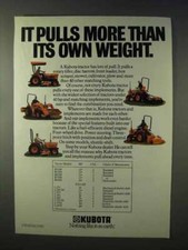 1984 Kubota Tractor Ad - Pulls