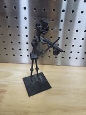 Nuts & Bolts 18cm Tall Metal Music Violinists Player Figure Mancave Industrial 