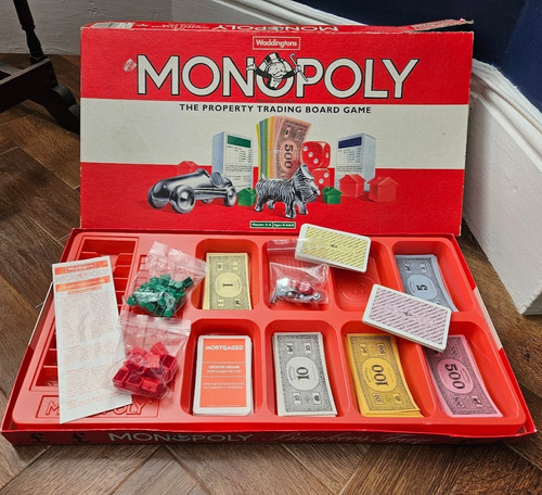 Vintage monopoly board - vintage,
