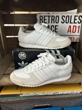 Adidas Originals ® Allteam All White Leather UK 9 2023