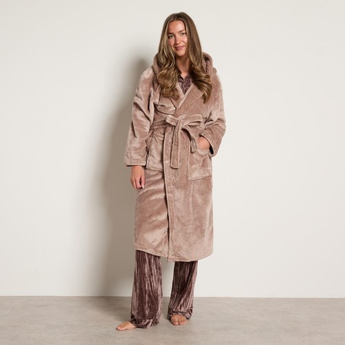 Ohs flannel dressing gown - ohs, soft