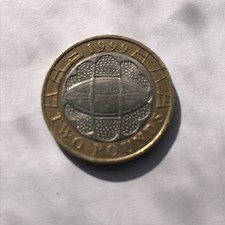 1999 Rugby World Cup £2 Coin