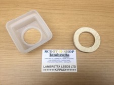 CASA LAMBRETTA FUEL TANK DRIP SPLASH TRAY & FELT RING . CASA QUALITY . C93.