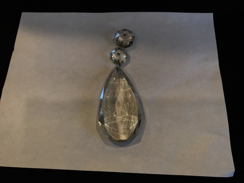 Clear chandelier glass - xl,