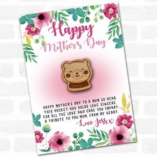 Teddy Bear Face Pink Floral