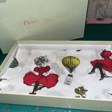 Penhaligons 3x hanky/Handkerchief Pocket Square/Glasses Cloth/Scarf Boxed