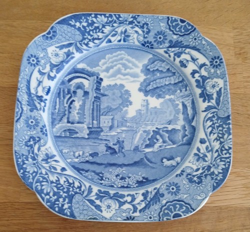 Vintage spode blue italian - vintage,