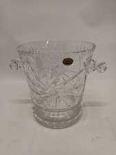 Taille Main Lead Crystal  Champagne Ice Bucket