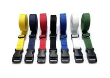 Tie Down Straps Plastic Side Release Buckle 25mm Webbing 1m - 5m Long Luggage