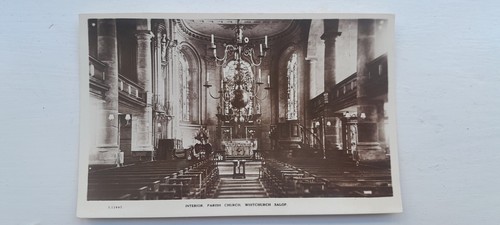Antique postcard real - , photo