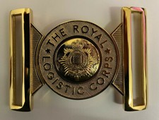RLC Stable Belt Buckle Genuine British Army Royal Logistic Corps Insignia NEW