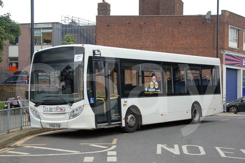 Bus photo square - bus, peg