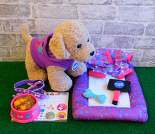 Build a Bear Promise Pets Bundle, Labradoodle Dog, Clothes & Accessories (6)